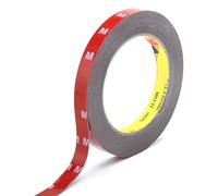 Double-Sided Adhesive Tape, Extra Strong, Foam Tape, Mounting Tape, Waterproof Adhesive Pads, Heat Resistant, 12 mm x 5 m, 1 Roll, for Car, Home and Office (1.2 cm x 5 m)