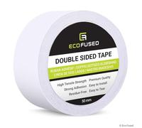 Double Sided Adhesive Tape - Width: 1.97 Inch (50 mm) - Length: 27 Yards (25 m) - For Arts and Crafts, DIY and Office - Quick and Easy to Use on Paper, Glass, Plastic, Wood, Metal and Fabric