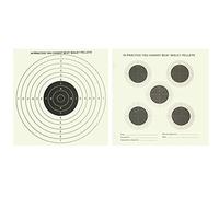 Double Sided Air Gun Rifle Targets 17x17cm in 50 Pck