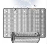 Double Sided Aluminium Foil Window Film for Skylight, Heat Control Radiant Barrier Sun Protection Shade, Total Blackout Thermal Insulation Tint with Silver Grommets 60x80cm 100x120cm