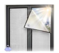 Double Sided Aluminum Foil Anti Glare Window Film, Insulation Window Film, Blackout, Reflective,With Suction Cups,Opaque, Sunscreen,Heat Control,Sun Protection,Sun Room,Bedroom(150x190cm)