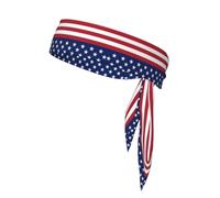Double-Sided American Flag Stars Stripes Printed Bandana For Men And Women For Football,Yoga,Fitness,Ninja Headband