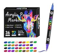 Double-Sided Art Markers - Sketching Pens for Adults and Kids, Versatile Acrylic Coloring Design with Smooth Ink Flow Function, Drawing and Illustration Tool for Artists School Supplies Creative Use