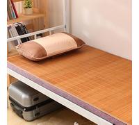 Double-sided Bamboo Folding Mattress With Pillowcase, Breathable Carbonized Bamboo Bed Mat, Summer Sleep Essential, Portable & Comfortable For Bedroom Use B 0.8 * 1.9m/2.6 * 6.2FT
