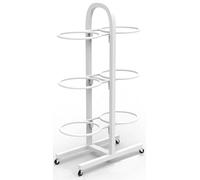 Double-Sided Basketball Sto Rack, 6-Tier le nizer Cart for Home Gym & Studios, Space-Saving Exercise Ball Sto Solut