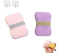 Double-Sided Bath Foaming Bag, 2 in 1 Bathroom Soap Sponge Bath Sponges, Women's Portable Fun Soap Face Wash Sponge, Net Sponges for Shower, Quick Lather & Reusable Mesh for Men & Women (Style C)