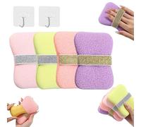 Double-Sided Bath Foaming Bag, Nicelifehack Double-Sided Bath Foaming Bag, Portable Fun Soap Face Wash Sponge, Quick Lather & Reusable Mesh, No More Slippery Soap & Messy Showers (#05)