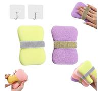 Double-Sided Bath Foaming Bag, Nicelifehack Double-Sided Bath Foaming Bag, Portable Fun Soap Face Wash Sponge, Quick Lather & Reusable Mesh, No More Slippery Soap & Messy Showers (#04)