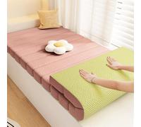 Double-Sided Bench Cushion 6cm Thick Non-Slip Removable Seat Pad for Indoor/Outdoor Use Garden Bench Pillow Pink 100x45cm Comfortable Seating Pad