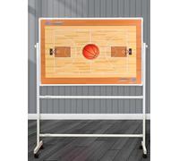 Double-sided boards On Wheels For Coaching, Magnetic Dry-Erase Dry-erase Board With Magnetic Markers And Eraser, For Basketball Coaches