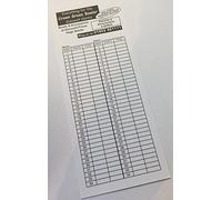 Double Sided Bowls Score Cards (250)