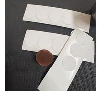 Double-Sided Carbon/Copper Conductive Film Sticker for SEM/EDS Microscopy - High Conductivity & Adhesive Backing(Dia.12mm Copper (T 0.09mm) 20PC)