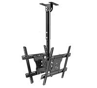 Double Sided Ceiling Tv Mount Tv Mount Bracket Fits 55-75 Inch LCD Led 4K Tvs Flat Screen Display Adjustable Height Telescoping Tilt and Swivel,61