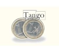 Double Sided Coin (1 Euro w/DVD) (E0026) by Tango - Trick