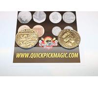 Double Sided Coin Pair - Heads on Both Sides + Tails on Both Sides 10p Version