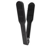 Double Sided Comb Straightener - Boar Bristle Clamp, Hairdressing Straightening Clamp, Styling Tool for Teenagers, Salon Detangling Device, Professional Hair Brush with Double-Sided Bristles for Fra