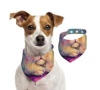 Double Sided Cotton Dog Birthday Bandana Girl Boy, Washable A Soft Little Kitten Dog Scarf Bibs for Small Medium Large Unisex Dogs Cats Pets Small