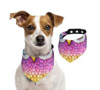 Double Sided Cotton Dog Birthday Bandana Girl Boy, Washable Colorful Cute owl Dog Scarf Bibs for Small Medium Large Unisex Dogs Cats Pets Small