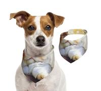 Double Sided Cotton Dog Birthday Bandana Girl Boy, Washable Cute Little cat Lost Dog Scarf Bibs for Small Medium Large Unisex Dogs Cats Pets Medium