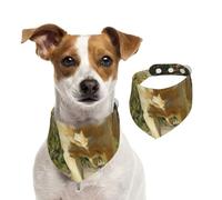 Double Sided Cotton Dog Birthday Bandana Girl Boy, Washable Golden Hair Walking Dog Scarf Bibs for Small Medium Large Unisex Dogs Cats Pets Large