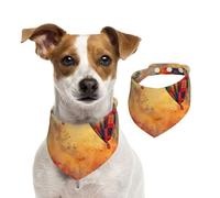 Double Sided Cotton Dog Birthday Bandana Girl Boy, Washable Hot air Balloons Flying in The Sky Dog Scarf Bibs for Small Medium Large Unisex Dogs Cats Pets Small