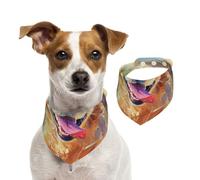 Double Sided Cotton Dog Birthday Bandana Girl Boy, Washable Smiling and Friendly Dog Scarf Bibs for Small Medium Large Unisex Dogs Cats Pets Small