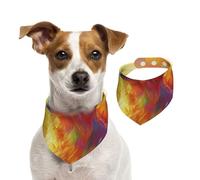 Double Sided Cotton Dog Birthday Bandana Girl Boy, Washable Smiling and Warm Golden Retriever Dog Scarf Bibs for Small Medium Large Unisex Dogs Cats Pets Small