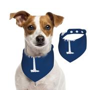 Double Sided Cotton Dog Birthday Bandana Girl Boy, Washable South Carolina Flag Dog Scarf Bibs for Small Medium Large Unisex Dogs Cats Pets Medium