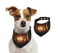 Double Sided Cotton Dog Birthday Bandana Girl Boy, Washable The Ancient Magic Furnace Dog Scarf Bibs for Small Medium Large Unisex Dogs Cats Pets Small