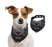 Double Sided Cotton Dog Birthday Bandana Girl Boy, Washable The Majestic African Leopard Dog Scarf Bibs for Small Medium Large Unisex Dogs Cats Pets Medium