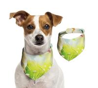 Double Sided Cotton Dog Birthday Bandana Girl Boy, Washable The Rabbit Yearning Dog Scarf Bibs for Small Medium Large Unisex Dogs Cats Pets Small
