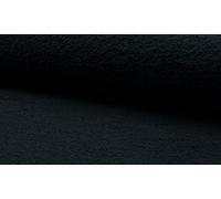 Double Sided Cotton Terry Towelling Fabric Material - Black, 1Mtr 150cmx100cm