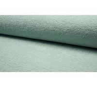 Double Sided Cotton Terry Towelling Fabric Material - Dusty Mint, 1Mtr 150cmx100cm