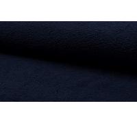 Double Sided Cotton Terry Towelling Fabric Material - Navy, 5Mtr 500cmx150cm