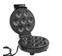 Double-Sided Cupcake Maker 7 Cap, 1000W, Safe Muffin Machine