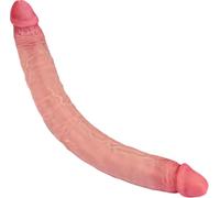 Double Sided Dildo - 18” Extra Long, 2” Thick | Waterproof PVC with Veins | Flexible Double Dildo for Couples & Solo Play | Realistic Texture Adult Toy
