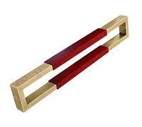 Double-Sided Door Pull Handle Stainless Steel - 24/32/47/59Inch, Chinese Style Large Front Door/Woodden, Glass, Sliding Barn Doors Push Pull Door Handle, Include Fittings (Style1 150Cm(59In))