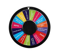 Double Sided Drinking Game Spinner Board Premium Acrylic Construction Smooth Spinning Interactive Drinking Roulette Board for Events and Gatherings