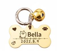 Double-Sided Engraved Dog Tags for Pets UK- Soft Personalised Dog Name Tags, No Noise Pet ID Tags with Engraving for Dogs Collars (3)