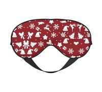 Double-Sided Eye Mask-Full-Printed Adjustable Shading Eye Mask, Made of Soft and Breathable Silk, Suitable for Sleeping, Traveling, Meditation and Other Scenes.
