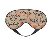 Double-Sided Eye Mask-Full-Printed Adjustable Shading Eye Mask, Made of Soft and Breathable Silk, Suitable for Sleeping, Traveling, Meditation and Other Scenes.