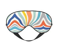 Double-Sided Eye Mask-Full-Printed Adjustable Shading Eye Mask, Made of Soft and Breathable Silk, Suitable for Sleeping, Traveling, Meditation and Other Scenes.