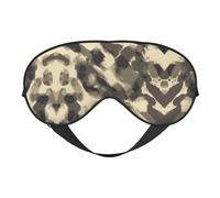 Double-Sided Eye Mask-Full-Printed Adjustable Shading Eye Mask, Made of Soft and Breathable Silk, Suitable for Sleeping, Traveling, Meditation and Other Scenes.