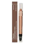 Double Sided Eyeshadow Pencil - Diamond Shimmer Waterproof Eyeshadow and Contour Pencil, Long-Lasting Cream Eyeshadow with Blending Sponge, 3 Colours, 2g