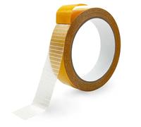 Double Sided Fabric Tape,0.6inch Clear Strong Fabric Carpet Tape Double Sided Heavy Duty,Multifunctional Wide Mounting Adhesive Cloth Transparent Fashion Sticky for Home Office Accessories,32.8ft Long