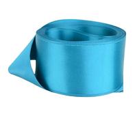 Double Sided Faced Satin Ribbon Size 50mm x 3 Meters (Teal Blue) Perfect for Gifts Wrap Sew Party, Decorations Events Dress Wedding Christmas Crafts, Bows Car, DIY, Bouquets, Cake More