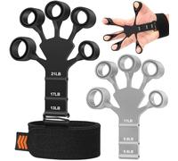 Double - Sided Finger & Hand Grip Strengthener - Hand Therapy Rock Climbing Trainer for Arthritis & Carpal Tunnel Pain Relief
