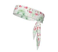 Double-Sided Floral Flamingo Botany Printed Bandana For Men And Women For Football,Yoga,Fitness,Ninja Headband