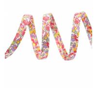 Double-Sided Flowers Cloth Ribbons 5Yards M-21623-905 38MM DIY Crafts Hairclip Apparel Accessories and Sewing Decorations-4-10mm