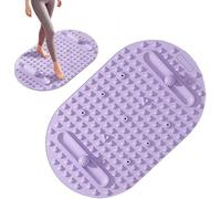 Double Sided Foot Mat - Non Slip acuprassure Massage, Ergonomic Pressure Points, Easy Clean Dureble Build | Floor Relaxation therepy Mat for Travel Yoga Meditation Comfort Men Women Adults (Purple)